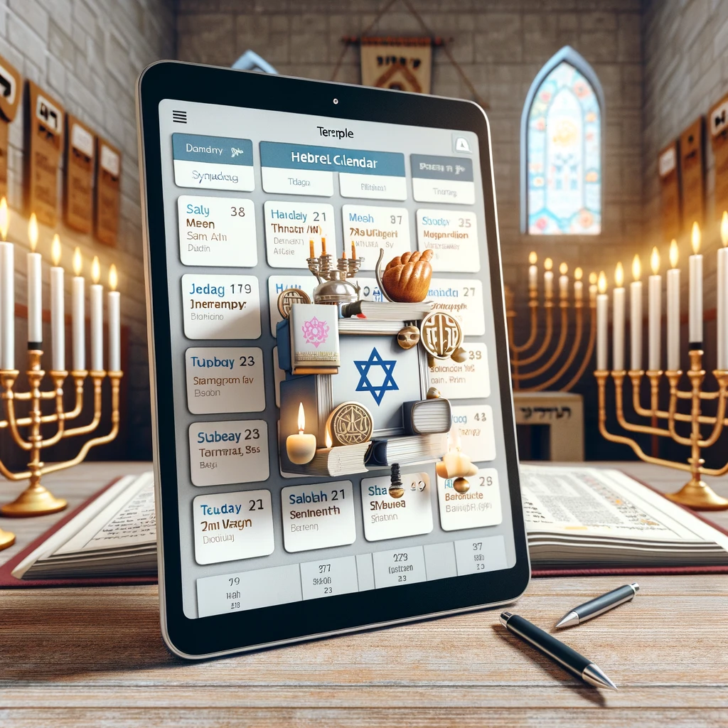 Integrating the Hebrew Calendar with Your Synagogue's Activities
